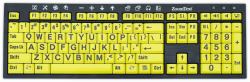 ai squared While Stocks Last - Zoomtext Keyboard - black letters on yellow keys- USB [1Year warra...