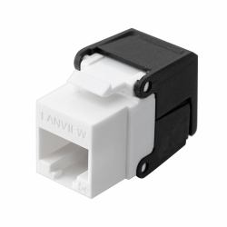 Lanview LVN128076 keystone module (Cat5e Unshielded flip jack - keystone - Warranty: 60M)