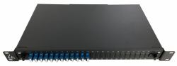 Lanview LVO233840 patch panel 1U (Fibre patch panel 19" 1U with - 12 x LC duplex Singlemode - connectors - Warranty: 60M)