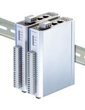 Moxa Ethernet remote I/O, 8 DI, 8 - DIO, 2-port switch E1212, - 8xDI+8xDIO MODBUS/TCP ioLogik E12...