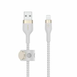 Belkin CAA010BT1MWH lightning cable 1 m White (USB-A TO LTG BRAIDED SILICON 1M WHT)