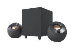 Creative Labs Creative Pebble Plus speaker set 8 W Home Black 2.1 channels (CREATIVE PEBBLE PLUS 2.1 BLACK 51MF0480AA000)