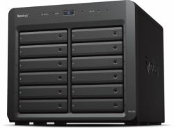 Synology DX1222 storage drive enclosure HDD/SSD enclosure Black 2.5/3.5" (Synology DX1222 - Storage enclosure - 12 bays [SATA-600])