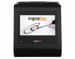 signotec ST-GERT-3-U100 signature capture pad 12.7 cm [5"] Black LCD 