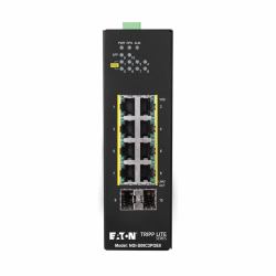 Tripp Lite NGI-S08C2POE8 8-Port Lite Managed Industrial Gigabit Ethernet Switch - 10/100/1000 Mbp...