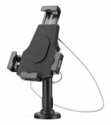 Manhattan iPad & Tablet Desk Stand, Lockable, Wall Mountable, Secure Anti-Theft, 7.9" to 10.5" ta...
