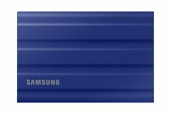 Samsung MU-PE1T0R 1 TB USB Type-C 3.2 Gen 2 [3.1 Gen 2] Blue (Samsung T7 Shield MU-PE1T0R - SSD - encrypted - 1 TB - external [portable] - USB 3.2 Gen 2 [USB-C connector] - 256-bit AES - blue)