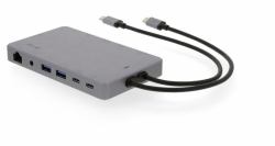 lmp Display Dock 2 Wired USB 3.2 Gen 1 [3.1 Gen 1] Type-C Grey 