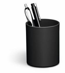Durable ECO pen/pencil holder Recycled plastic Black (Durable Pen Cup Black)