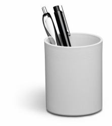 Durable ECO pen/pencil holder Recycled plastic Grey (Durable Pen Cup Grey)