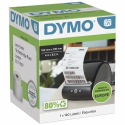 DYMO Authentic LabelWriter DHL Shipping Labels | 102 mm x 210 mm | Self Adhesive | Roll of 140 Ea...