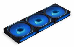 Lian Li Uni Fan SL-INF Computer case 12 cm Black 3 pc[s] (Lian Li UNI SL120 INF Addressable RGB Black 120mm Triple Fan Pack)