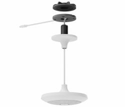 Logitech Mic Pod Pendant Mount (Logitech Webcam RALLY MIC POD PENDANT MOUNT Expension white +++ DeckenhÃ¤ngehalterung fÃ¼r Rally Mic Pod Mikrofone)