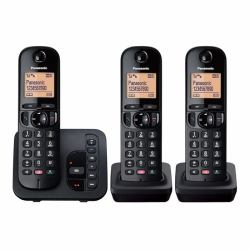 Panasonic KX-TGC263EB telephone DECT telephone Caller ID Black (PANASONIC KX-TGC263EB DECT TRIO)