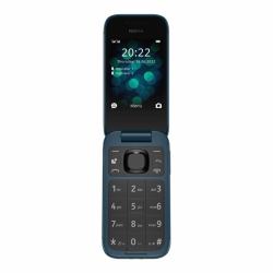 Nokia 2660 Flip - 4G, VoLTE, 2,8"+1,77", 0,3MP, 48MB/128MB, Blue (NOKIA 2660 TA-1469 DS BLUE)
