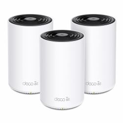 TP-Link AXE5400 Whole Home Mesh Wi-Fi 6E System[Tri-Band] (TP-Link Deco XE75 Pro[3-pack] AXE5400 Whole Home Mesh Wi-Fi 6E System[Tri-Band], 3 pack)