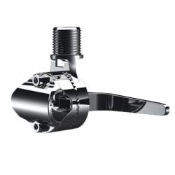 Poynting A-BRKT-038 Antenna holder Chrome colour Steel 115 mm (HEAVY DUTY MARINE RATCHET RAIL MOUNT)