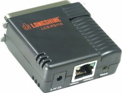Longshine LCS-PS110-A print server Ethernet LAN Black 