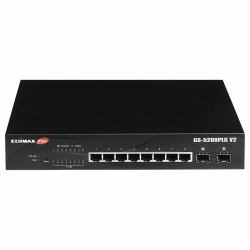 Edimax GS-5208PLG V2 network switch Managed Gigabit Ethernet [10/100/1000] Power over Ethernet [P...