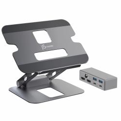 j5create JTS427 Multi-Angle Dual 4K Docking Stand 