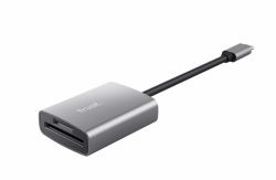 Trust 24136 card reader USB 3.2 Gen 1 [3.1 Gen 1] Type-C Aluminium (Trust DALYX FAST USB-C CARDREADER)