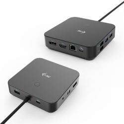 i-tec USB-C HDMI Dual DP Docking Station with Power Delivery 100 W 