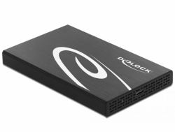 DeLOCK External Enclosure for 2.5″ SATA HDD / SSD with SuperSpeed USB 10 Gbps [USB 3.1 Gen 2] (Delock External Enclosure for 2.5" SAT)