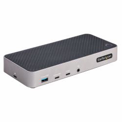 StarTech.com USB-C Triple Monitor Docking Station for MacBook Pro / Air M1 M2 M3 M4 M5 & Windows,...