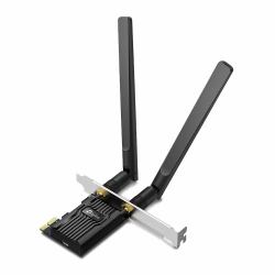 TP-Link AX1800 Wi-Fi 6 Bluetooth 5.2 PCIe Adapter (TP-LINK WLAN 1775MBit AX1800 Wi-Fi 6 Bluetooth 5.2 PCIe Adapter LP inkl. Low-Profile Slotblech)