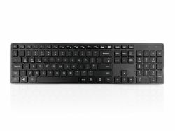 accuratus KYBAC301-BTBLK keyboard Universal RF Wireless + Bluetooth QWERTY UK English Black 