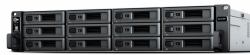 Synology RackStation RS2423RP+ NAS/storage server Rack [2U] Ryzen Embedded V1780B 8 GB DDR4 0 TB DiskStation Manager Black, Grey (Rackstation, 12-BAY, AMD QUAD - CORE, 8GB RAM, Synology - HDD/SSD O...