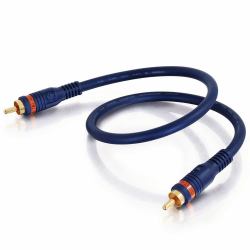 C2G 2m Velocity Digital Audio Coax Cable composite video cable RCA Black (C2G 2m Velocity Digital Audio Coax Cable composite video cable RCA Black)