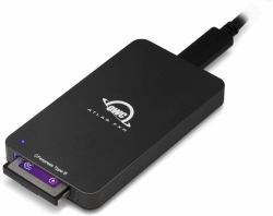 OWC Atlas FXR card reader Thunderbolt 3/USB 3.2 Gen 2 [3.1 Gen 2] Black (OWC OWC Atlas FXR Thunderbolt + USB CFExpressB Reader)