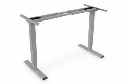 Digitus Electrically Height-Adjustable Table Frame, dual motor, 3 levels, gray (ELECTRIC ADJUSTABLE DESK FRAME - DUAL MOTOR 3-STAGES GREY)