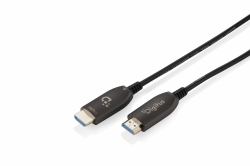 Digitus HDMI AOC hybrid fiber optic cable, UHD 8K, 15 m (HDMI AOC HYBRID FIBER OPTIC CA - TYPE A M/M 15M UHD 8K60HZ GOLD)
