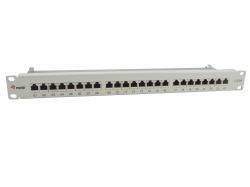 Equip 24-Port Cat.6A Shielded Patch Panel, Light Grey 