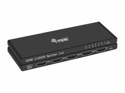 Equip Ultra Slim 4-Port HDMI 2.0 Splitter (Ultra Slim 4-Port Hdmi 2.0 - Splitter - Warranty: 12M)
