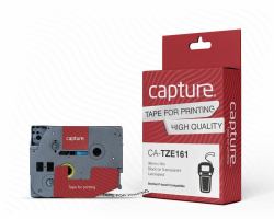 capture CA-TZE161 label-making tape Black on transparent 