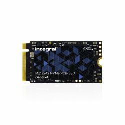 Integral 512GB SSD M.2 2242 NVME 1.3 PCIe Gen3 x4 R-3000MB/s W-2200MB/s TBW 180 [double-sided chips] (512GB SSD M.2 2242 NVME 1.3 PCIe Gen3 x4 R-3000MBs W-2200MBs TBW 180 INTEGRAL [double-sided chi...