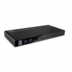 Lindy 4 Port HDMI 4K60, USB 3.0 and Audio KVM Switch (4 Port HDMI 4K60, USB 3.0 & - Audio KVM Switch)