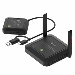 j5create JVW120 Wireless Extender for USB™ Cameras / Microphones / Speakers, Black (WIRELESS EXTENDER FOR USB - CAMERAS / MICROPHONES / SPEAKERS)