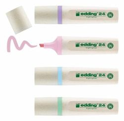 Edding 24 EcoLine marker 1 pc[s] Chisel tip Multicolour (e-24/4S EcoLine Pastel Colours Set [4])