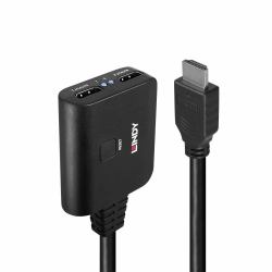 Lindy 2 Port HDMI 4K60 Splitter Cable (2 Port HDMI 4K60 Splitter - Cable)