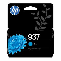 HP 937 Cyan Original Ink Cartridge (HP Tinte cyan 800 S. No.937 c)