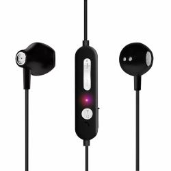 LogiLink BT0056 headphones/headset Wireless In-ear, Neck-band Micro-USB Bluetooth Black 