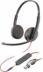 POLY BW 3225 USB-C HS +3.5MMP + - +USB-C/A
