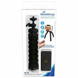 MediaRange MRMA205 tripod Mobile phone 3 leg[s] Black (Tripod Mobile Phone 3 Leg[S] - Black - Warranty: 12M)