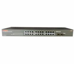 Longshine LCS-GS9126 network switch Unmanaged Gigabit Ethernet [10/100/1000] 1U Grey 