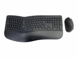 Conceptronic ORAZIO ERGO Wireless Ergonomic Keyboard & Mouse Kit, Italian layout 