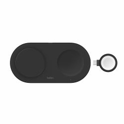 Belkin WIZ022myBK Freestanding Plastic Black (PRO 3IN1 15W MAGNETICCHARGINGPAD BLK)